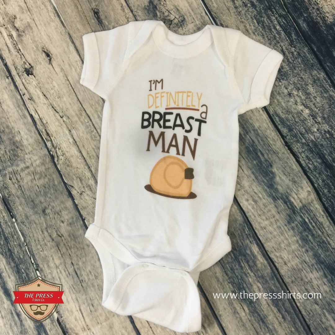 I'm Definitely A Breast Man Onesie