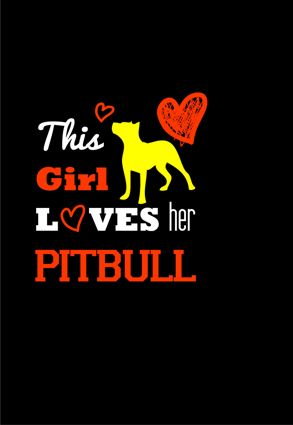 This Girl Loves Her Pitbull
